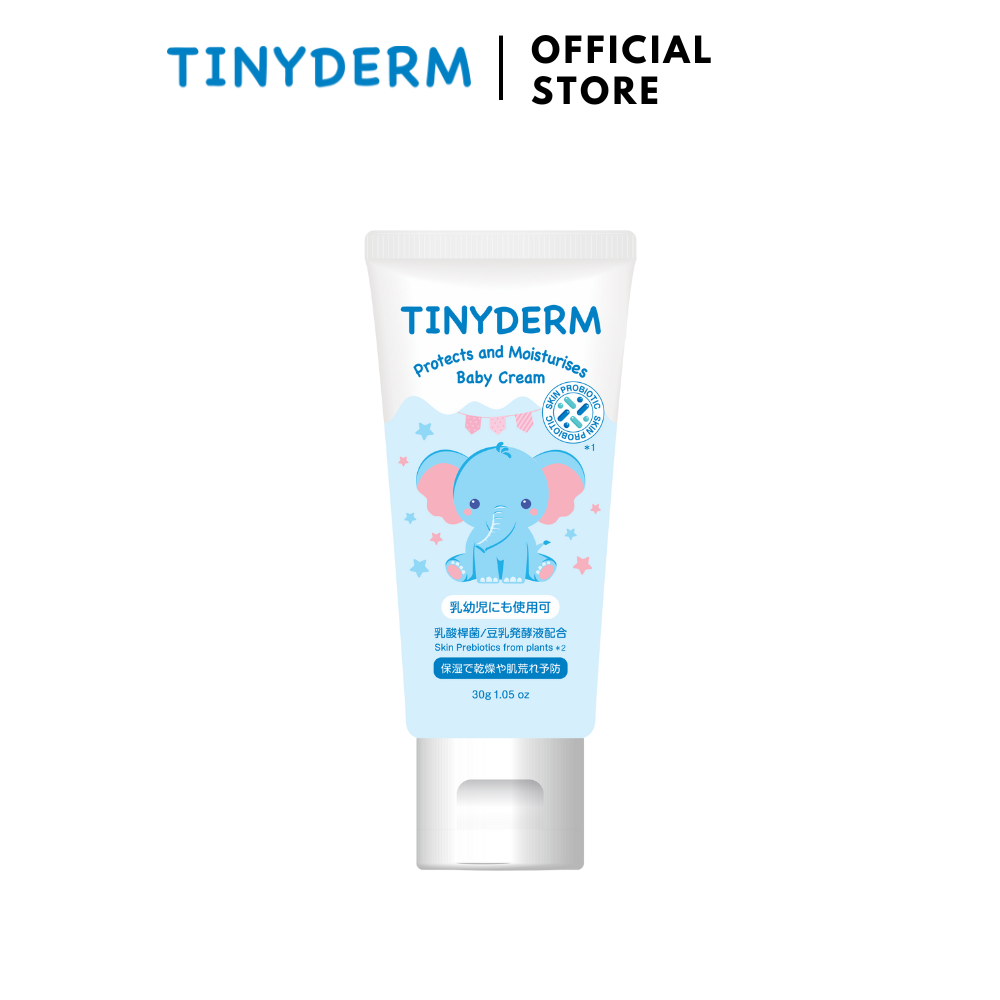 KEM DƯỠNG ẨM VÀ BẢO VỆ DA CHO BÉ TinyDerm Protects and Moisturises Baby Cream | 30 g