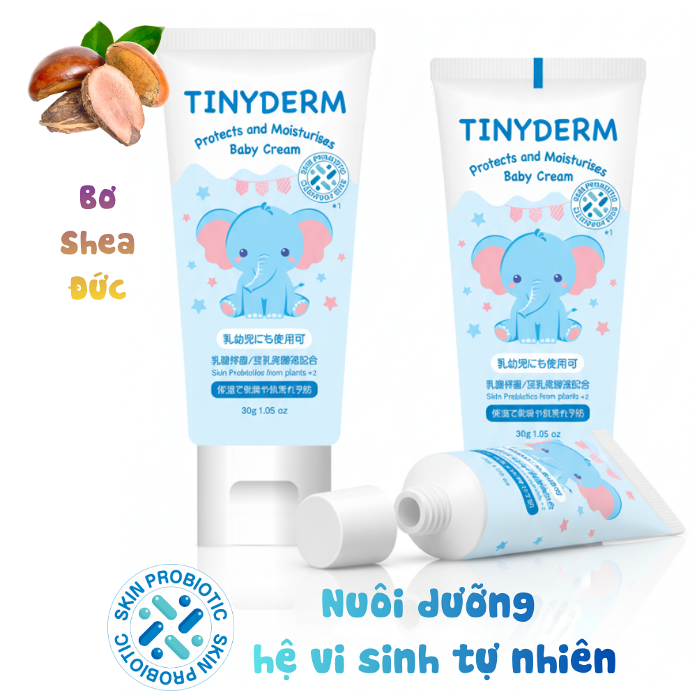 TinyDerm - Kem hỗ trợ giảm chàm sữa, giảm kích ứng da, bảo vệ và dưỡng ẩm cho bé (Sao chép) - Hình ảnh 4